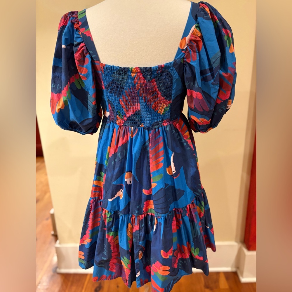 Farm Rio Parrot Print Dress - Picture 2 of 3